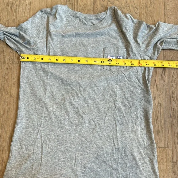 Men’s Small Vineyard Vines Long Sleeve Gray Tee - Picture 7 of 10